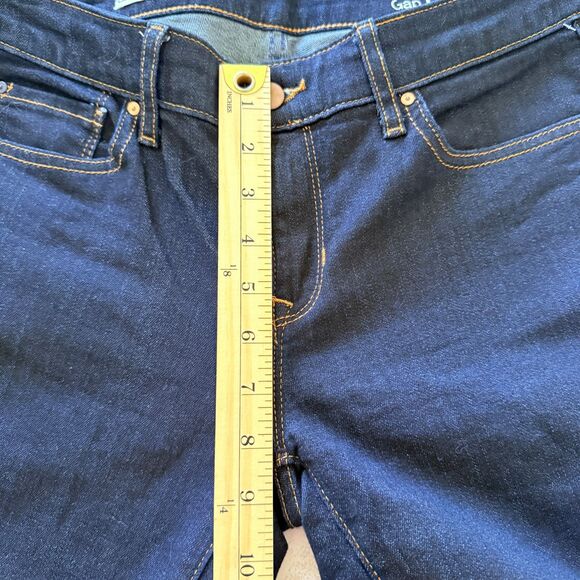 NWOT Gap 1969 Sexy Boot Low-Rise Dark Wash Stretch Y2K Denim Jeans Sz 29L - Picture 4 of 7